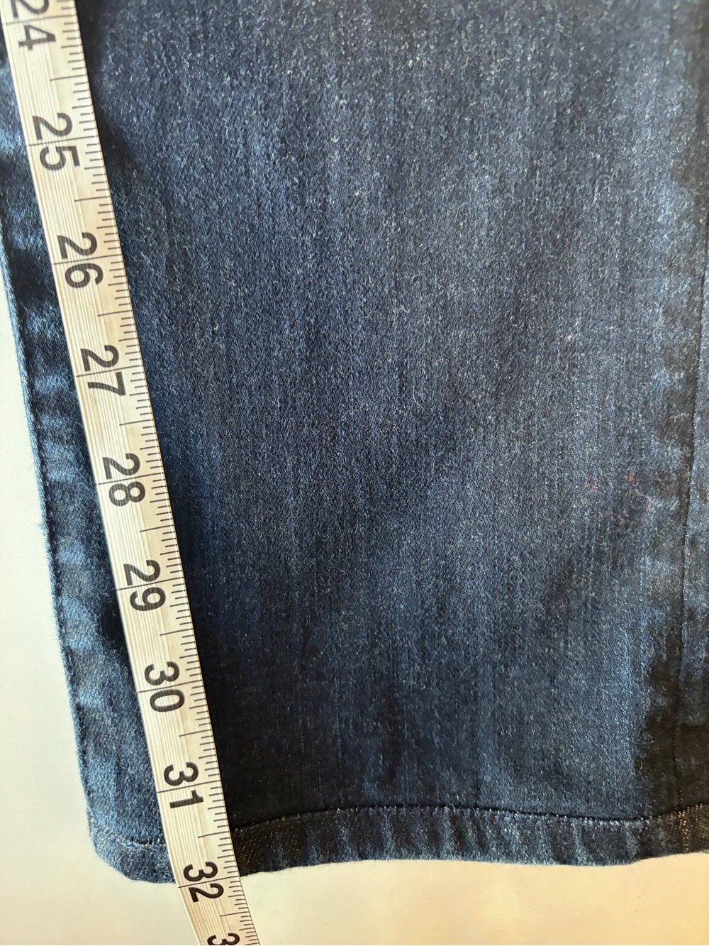 Fidelity dark wash jimmy denim jeans women’s 30 waist 32 inseam mid rise - Picture 3 of 7